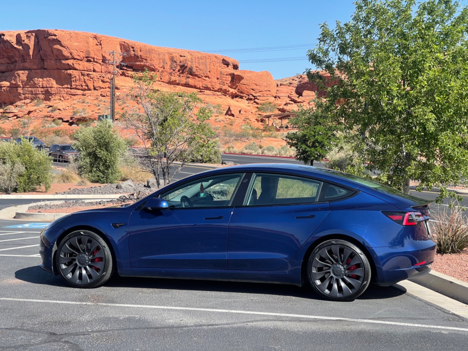 Tesla model 3 performance 2021 outlet blue