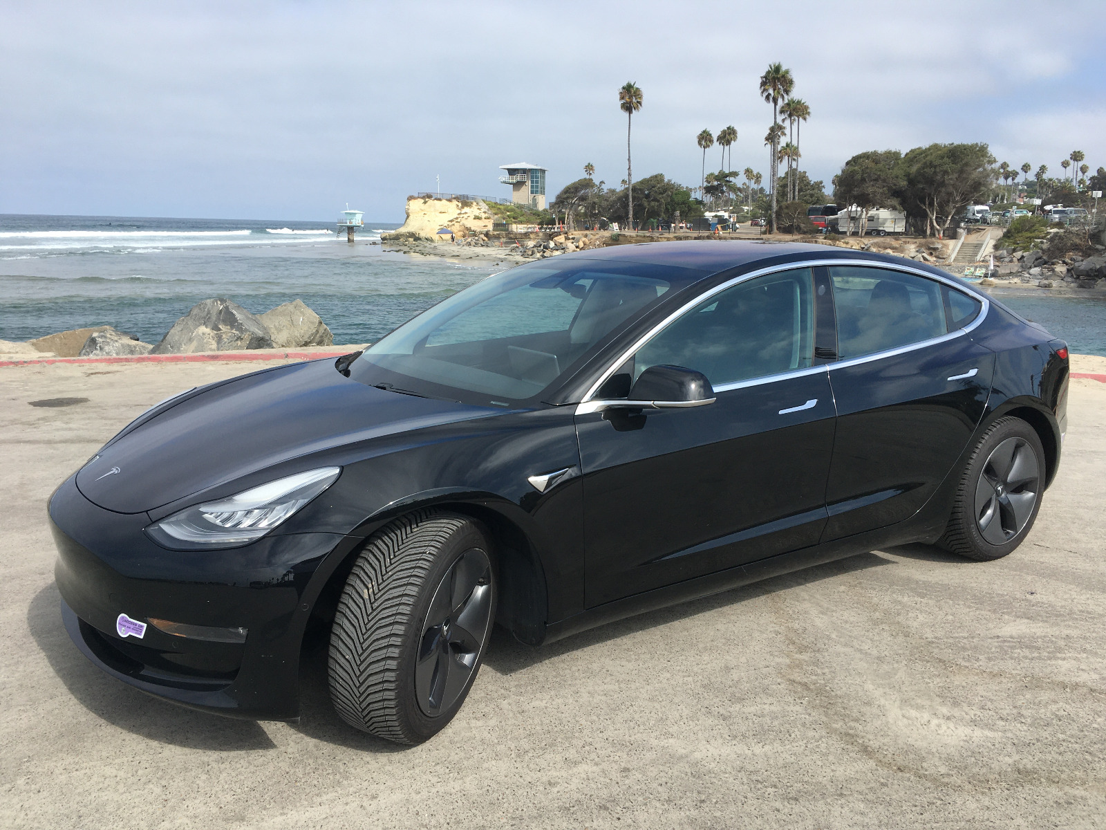 2018 tesla model 3 long range miles