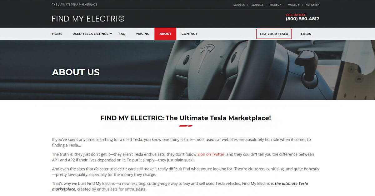About Us - Find My Electric