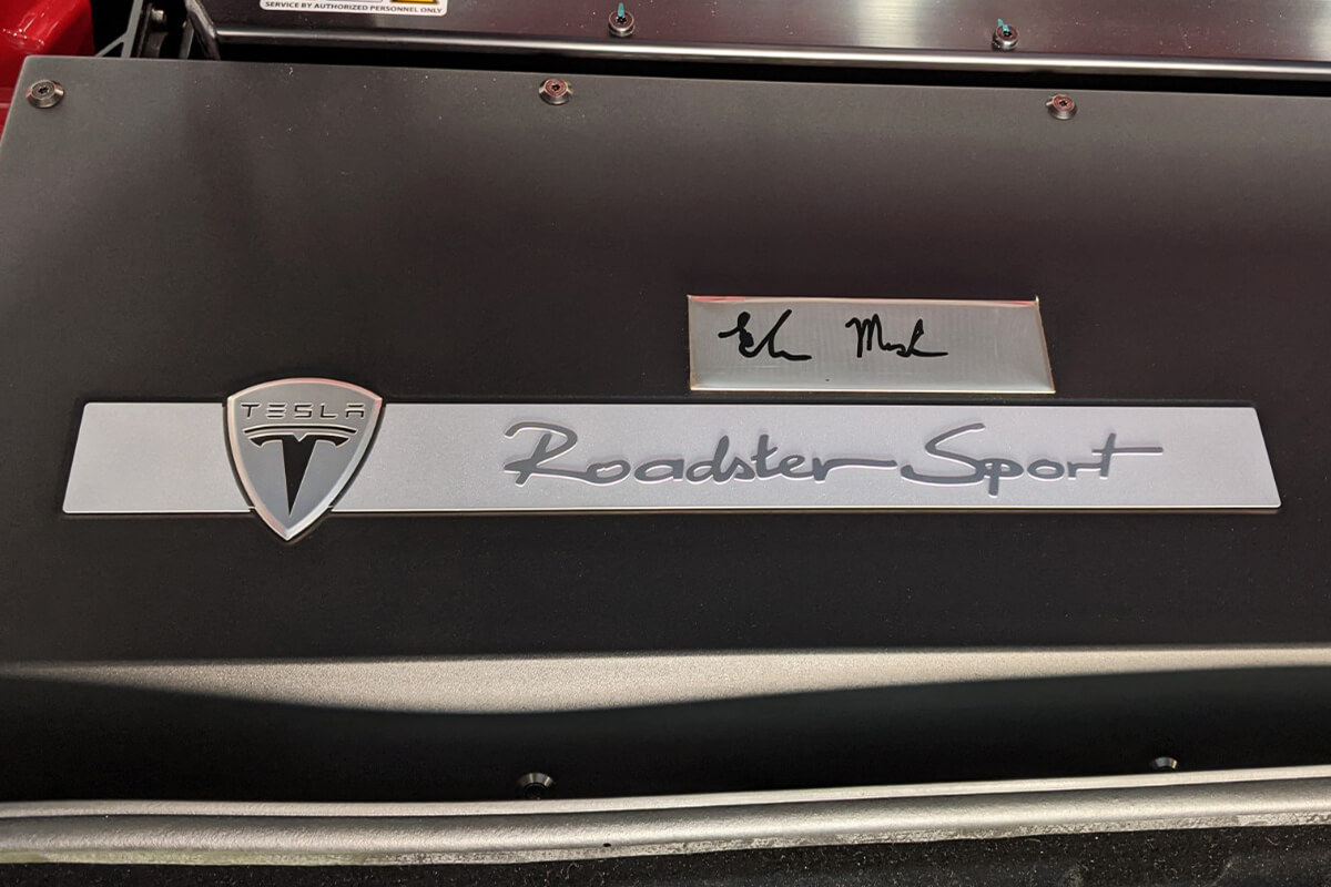 Roadster Sport Elon Musk Signature
