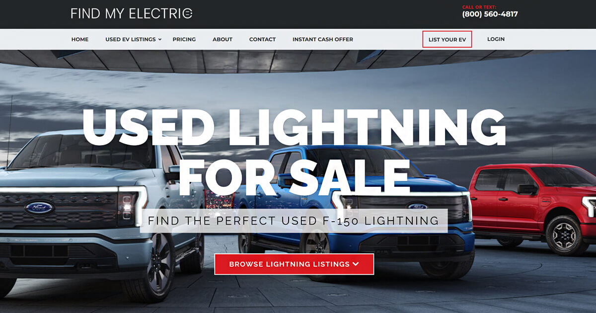 Used Ford F150 Lightning for Sale Pro, XLT, Lariat & Platinum