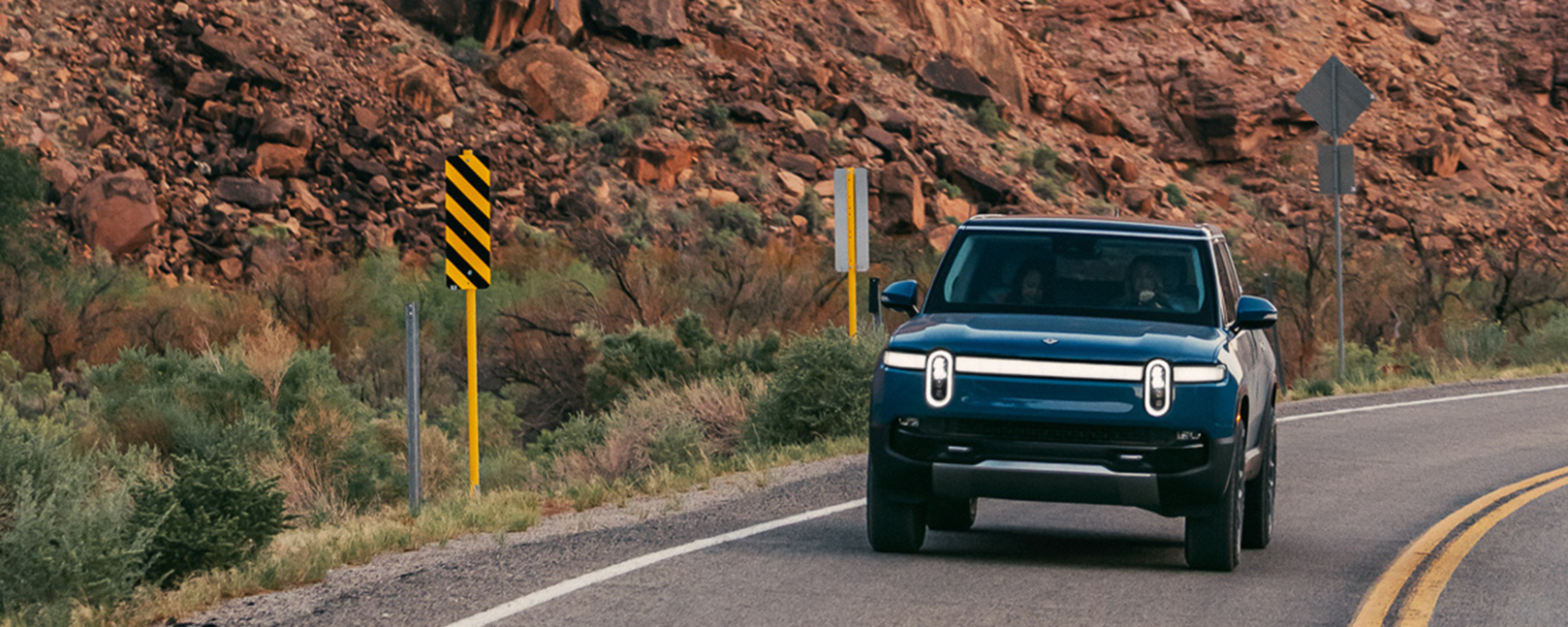 Used Rivian R1T Driving