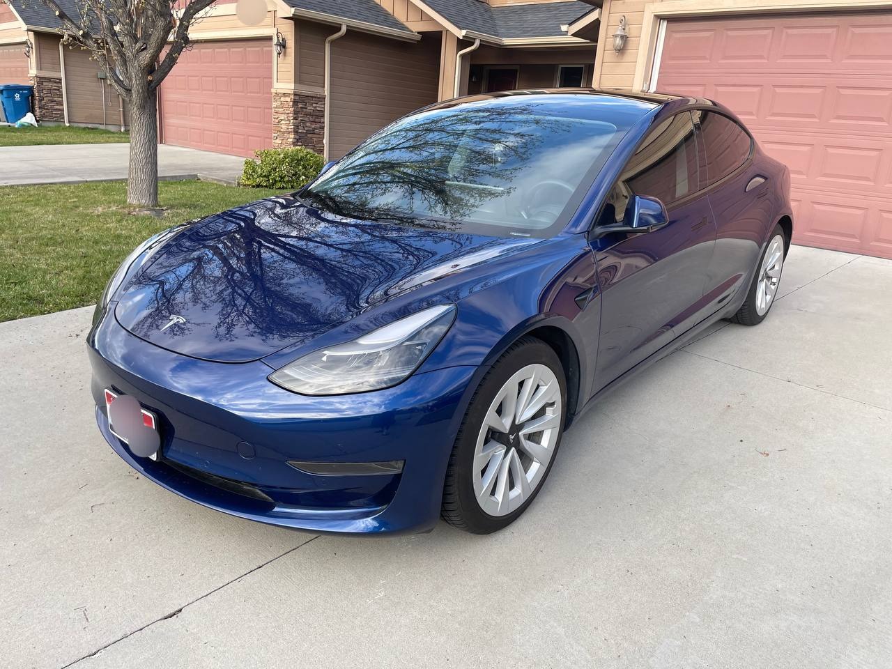 2021 tesla model 3 standard range plus battery